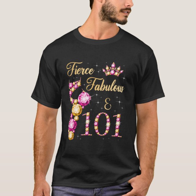 Camiseta Fierce Fabulous 101 Bailarina Py (Anverso)