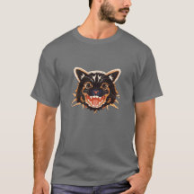 Fierce Fierce: diseño de gato salvaje y negrita