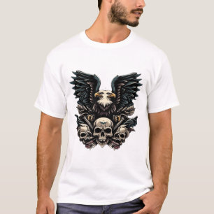 Camiseta "Fierce Flight - Papel tapiz de arte Pegatina Águi