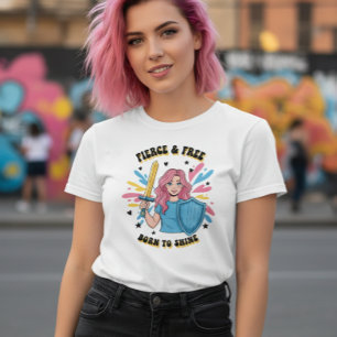 Camiseta Fierce & Free Born To Shine Graphic T-Shirt