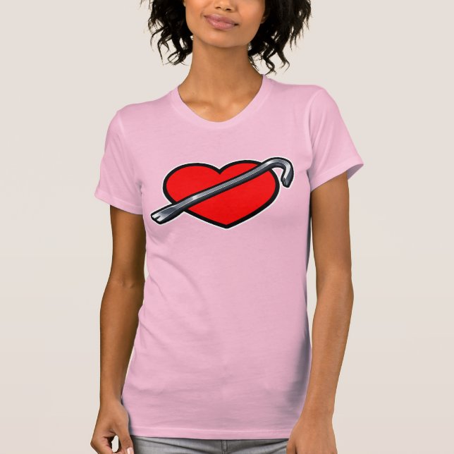 Camiseta Fierce Heartbreaker Anime Hearts Crowbar Design (Anverso)