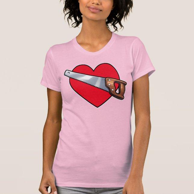 Camiseta Fierce Heartbreaker Anime Hearts Crowbar Design (Anverso)