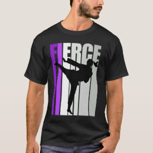 Camiseta Fierce Karate Cumpleaños Colorful Black Belt Pract