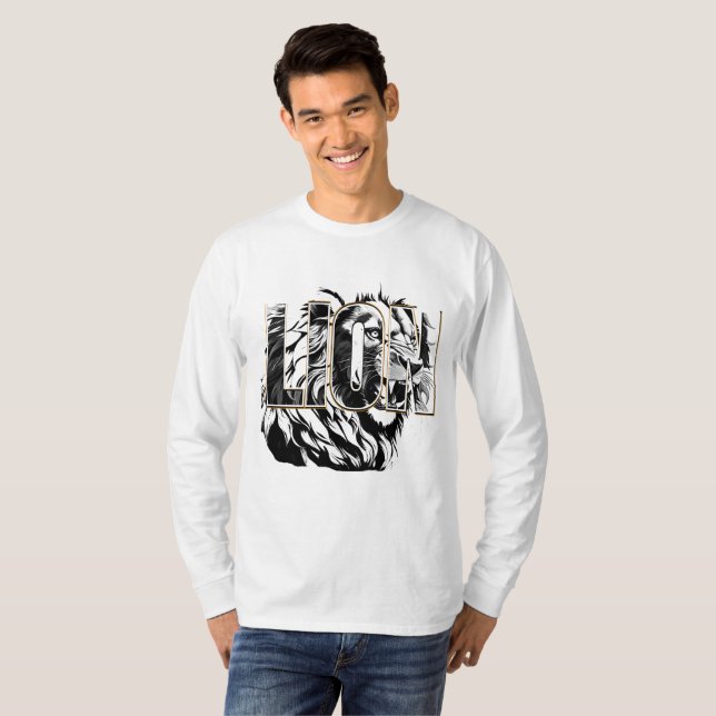 Camiseta Fierce Lion (Anverso completo)