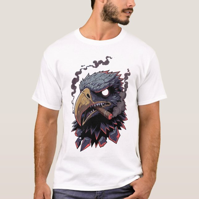 Camiseta Fierce Stone Eagle Mascot (Anverso)