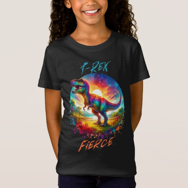 Camiseta Fierce T-Rex (Anverso)
