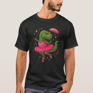 Camiseta Fierce T-Rex Ballerina Shirt - Divertido Dinosauri