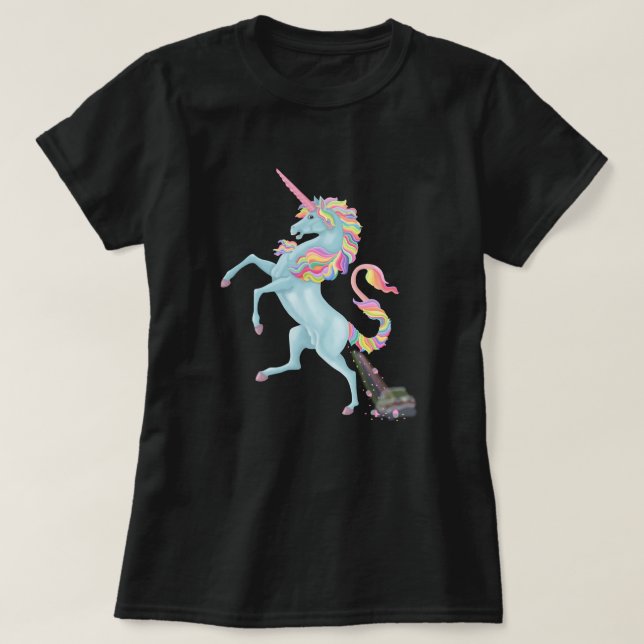 Camiseta Fierce Unicorn (Diseño del anverso)