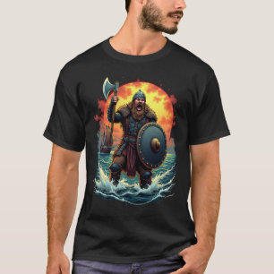 Camiseta Fierce Viking Warrior Graphic Tee