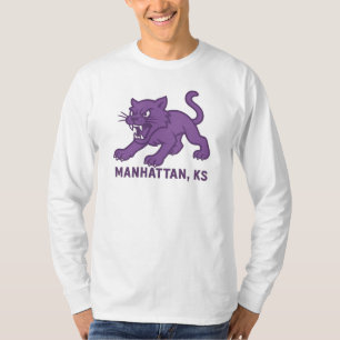 Camiseta Fierce Wildcat Spirit Orgullo de Manhattan Kansa
