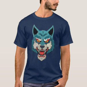 Camiseta Fierce Wolf Face