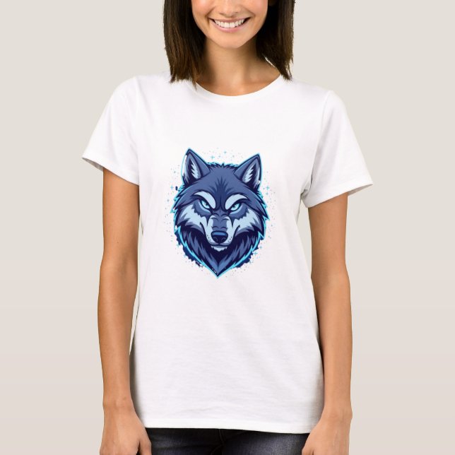 Camiseta Fierce Wolf – Symbol of Strength and Freedom (Anverso)