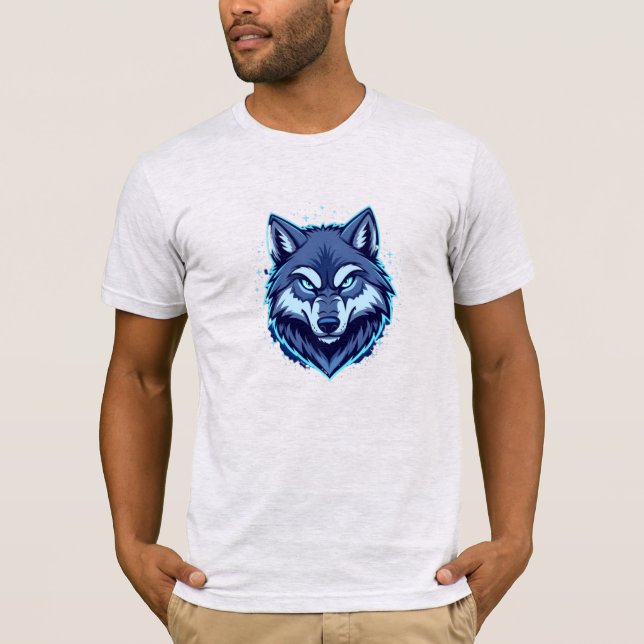 Camiseta Fierce Wolf – Symbol of Strength and Freedom (Anverso)