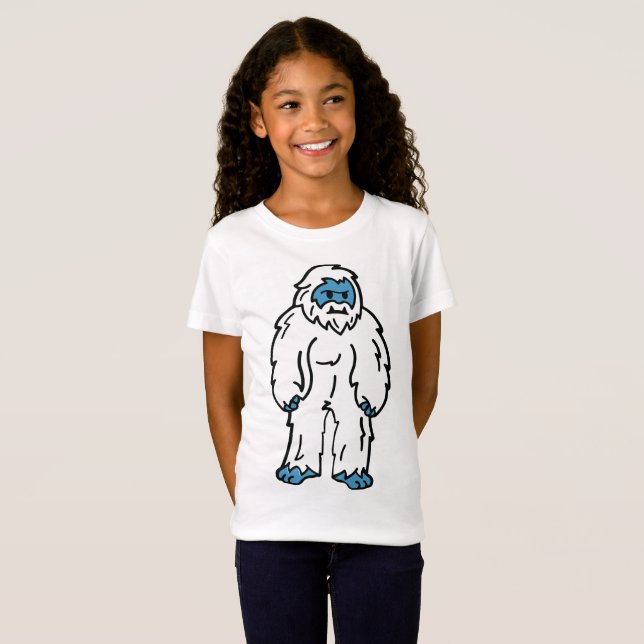Camiseta Fierce Yeti - Bestia Mítica Ártica (Anverso completo)