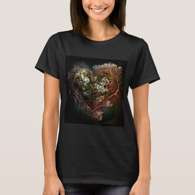 Camiseta Fiercencia del corazón (Anverso)