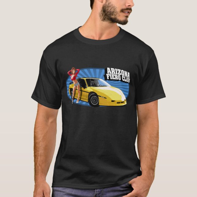 Camiseta Fiero amarillo brillante (Anverso)
