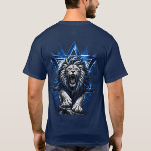 Camiseta Fiero León de Judá con Estrella de David 