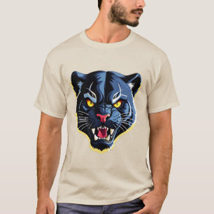 Camiseta Fiero Mascota Pantera Rugiente