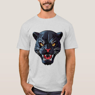 Camiseta Fiero Mascota Pantera Rugiente