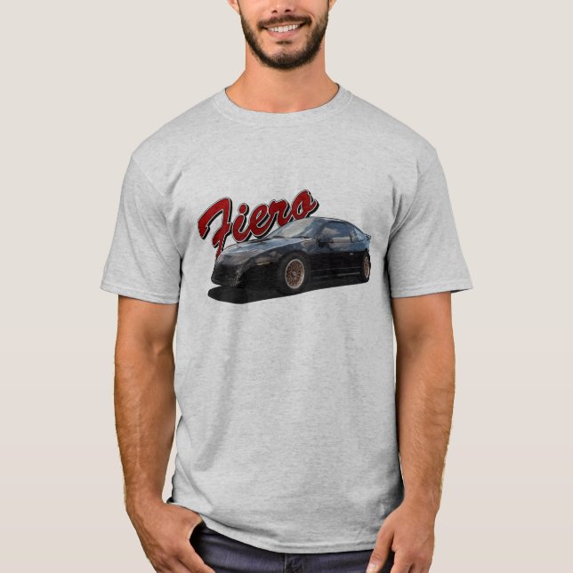 Camiseta Fiero negro (Anverso)