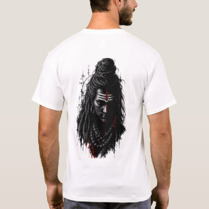 Camiseta Fiero Señor Shiva Mahakal Grunge Arte Oscuro Salpi