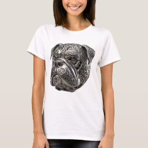 Camiseta Fiero Toro de Plata Celta Guerrera Nudo Tótem