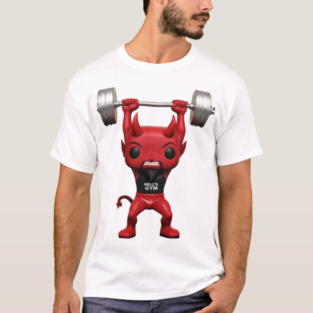 Camiseta Fiery Fitness Funko Pop Diablo (Anverso)