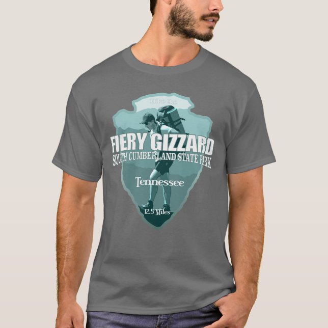 Camiseta Fiery Gizzard (punta de flecha T) (Anverso)