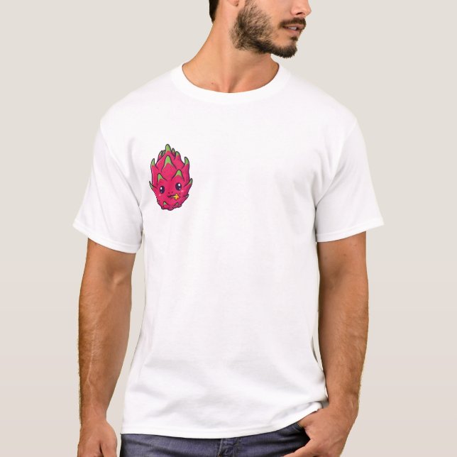 Camiseta Fiery Little Dragon Fruit Character (Anverso)