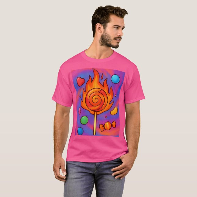 Camiseta Fiery Lollipop (Anverso completo)