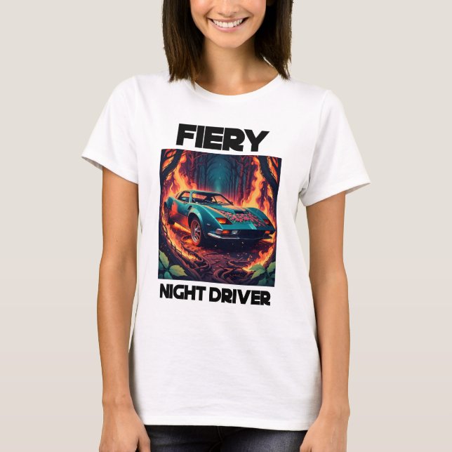 Camiseta Fiery Night Driver (Anverso)