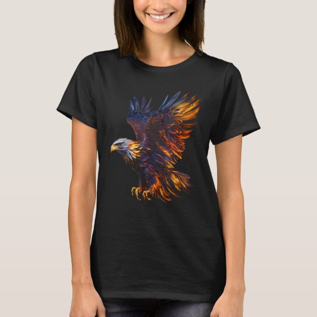 Camiseta Fiery Steller's Sea-eagle Graphic Tee for Men Wome (Anverso)