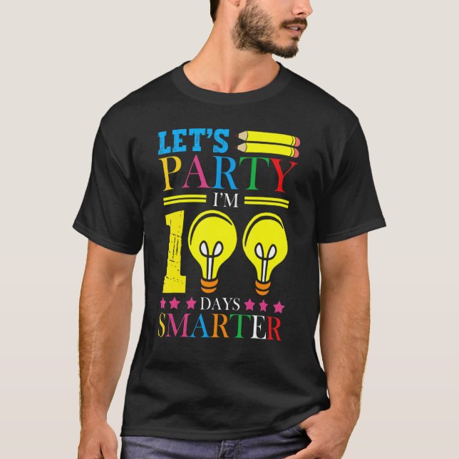 Camiseta Fiesta: 100 días de celebración de la escuela más  (Anverso)