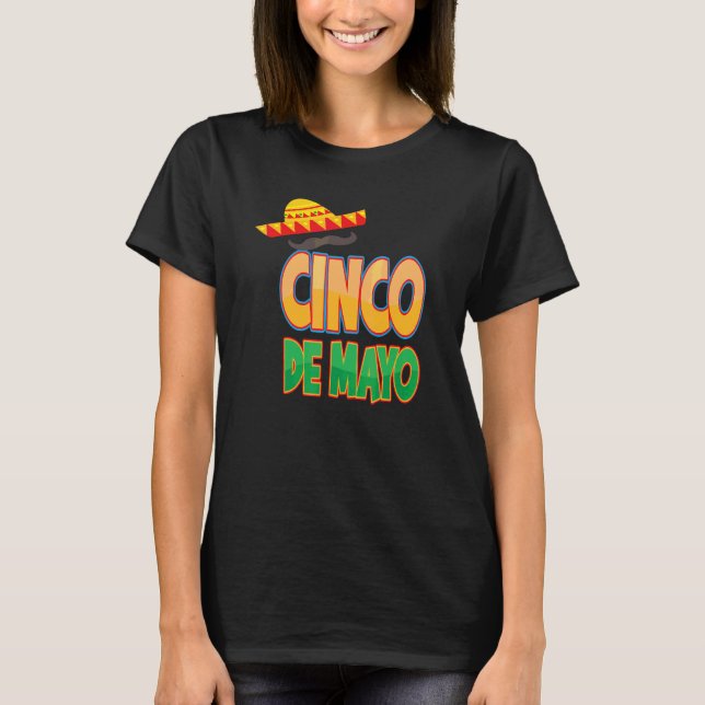Camiseta Fiesta 5 De Mayo Viva México (Anverso)