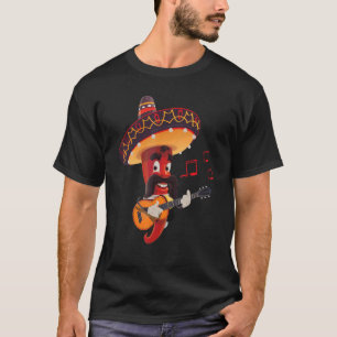 Camiseta Fiesta 5 De Mayo Viva México Pepper Guitarra