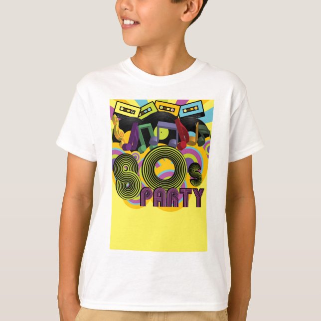 Camiseta fiesta 80s (Anverso)
