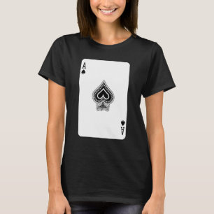 Camiseta Fiesta Ace Of Spades Poker Pro Lucky Player Ganado