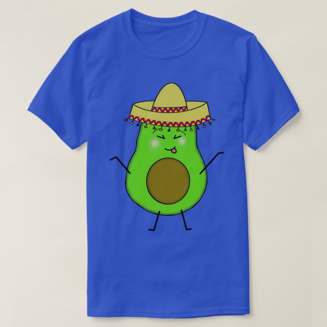 Camiseta fiesta aguacate lt3 (Diseño del anverso)