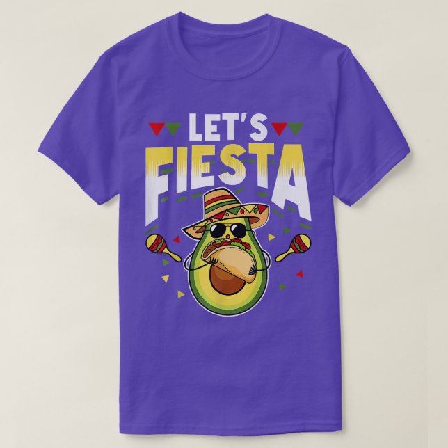 Camiseta Fiesta Aguacate Tacos Cinco De Mayo 5 De Mayo (Diseño del anverso)