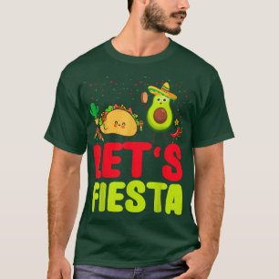 Camiseta Fiesta Aguacate Y Tacos Cinco De Mayo