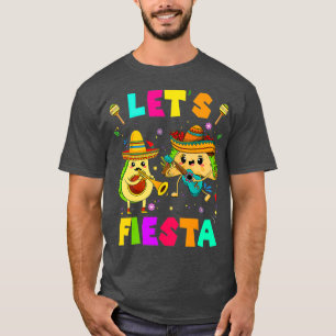 Camiseta Fiesta Aguacate Y Tacos Cinco De Mayo