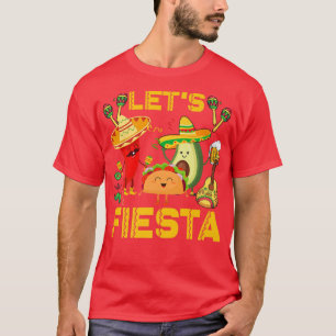 Camiseta Fiesta Aguacate Y Tacos Cinco De Mayo
