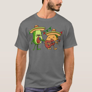 Camiseta Fiesta Aguacate y Tacos Cinco De Mayo Meican P