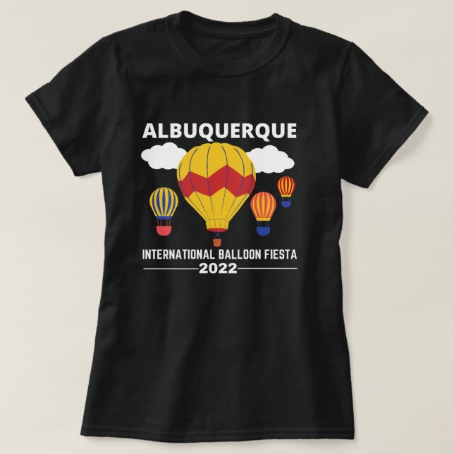 Camiseta Fiesta Albuquerque Balloon 2022 (Diseño del anverso)