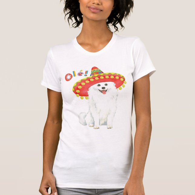Camiseta Fiesta American Eskimo Dog (Anverso)