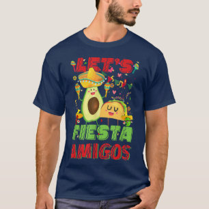 Camiseta Fiesta Amigos Aguacate Y Tacos Cinco De Mayo
