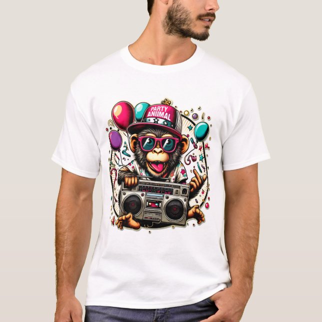 Camiseta Fiesta Animal (Anverso)
