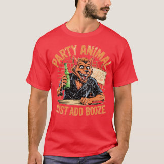 Camiseta Fiesta Animal acaba de añadir alcohol
