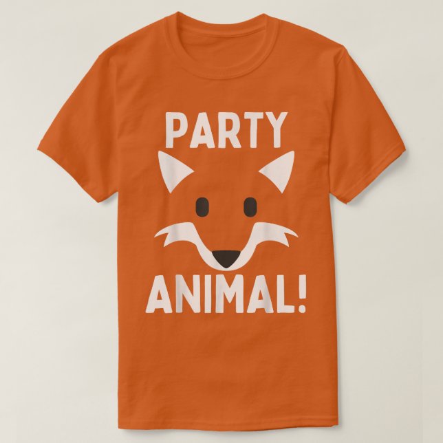 Camiseta Fiesta Animal de los Chicas de los chicos amantes  (Diseño del anverso)