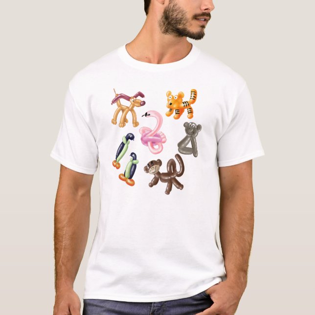CAMISETA FIESTA ANIMAL DEL GLOBO (Anverso)